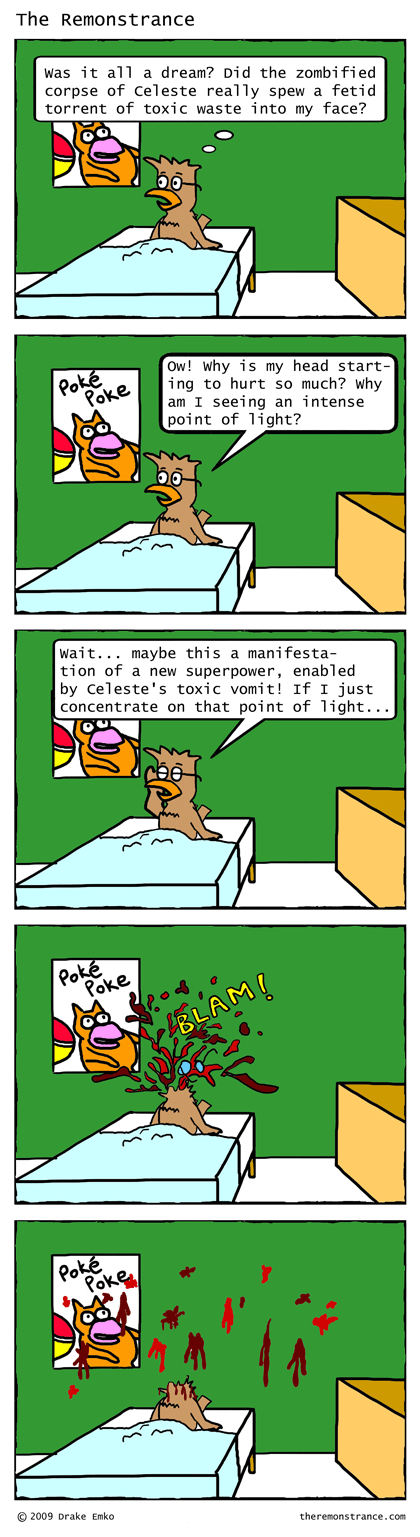 Wortle's New Power is Illuminated - The Remonstrance comic for 2009-12-07. Word of the day: fetid