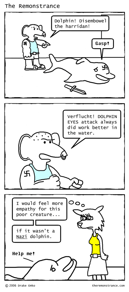Disembowel the Harridan - The Remonstrance comic for 2006-10-16. Word of the day: harridan